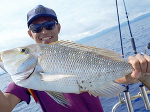 大型魚も釣れます